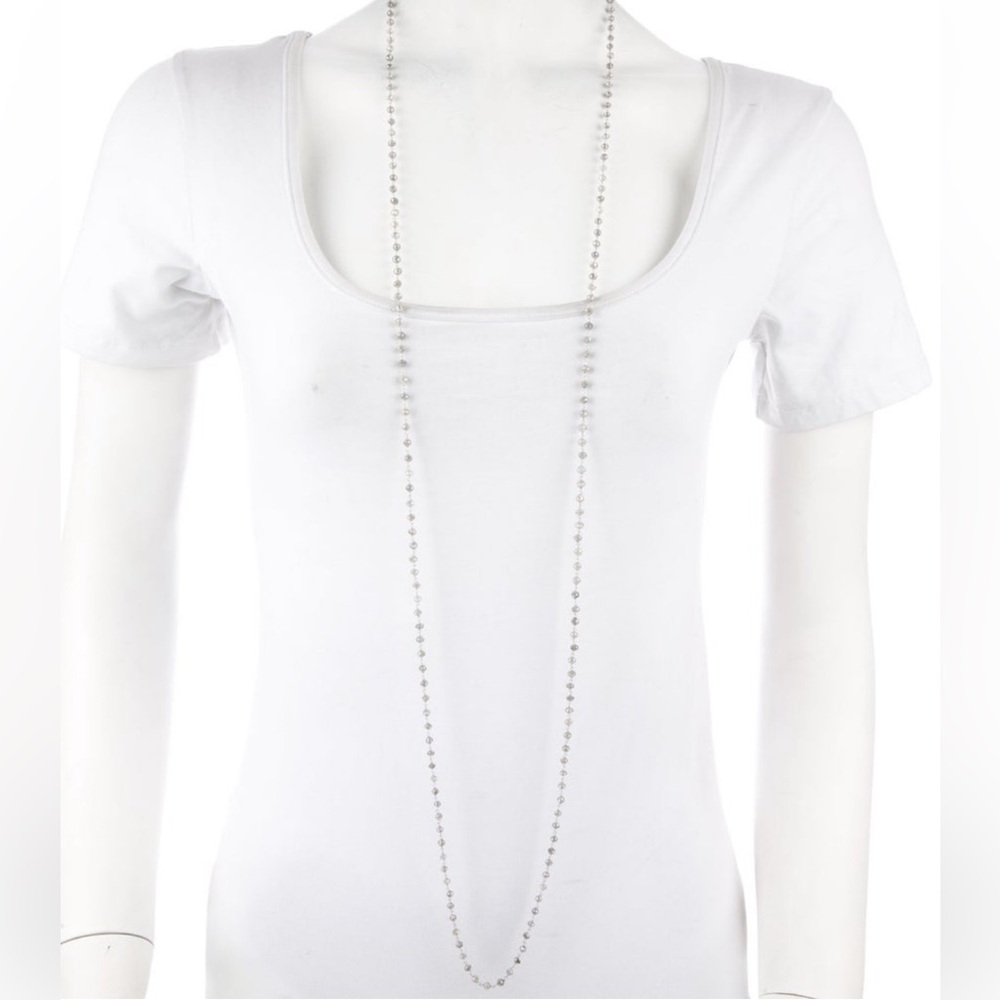 Jemma Wynne Gray Diamond Beaded Necklace